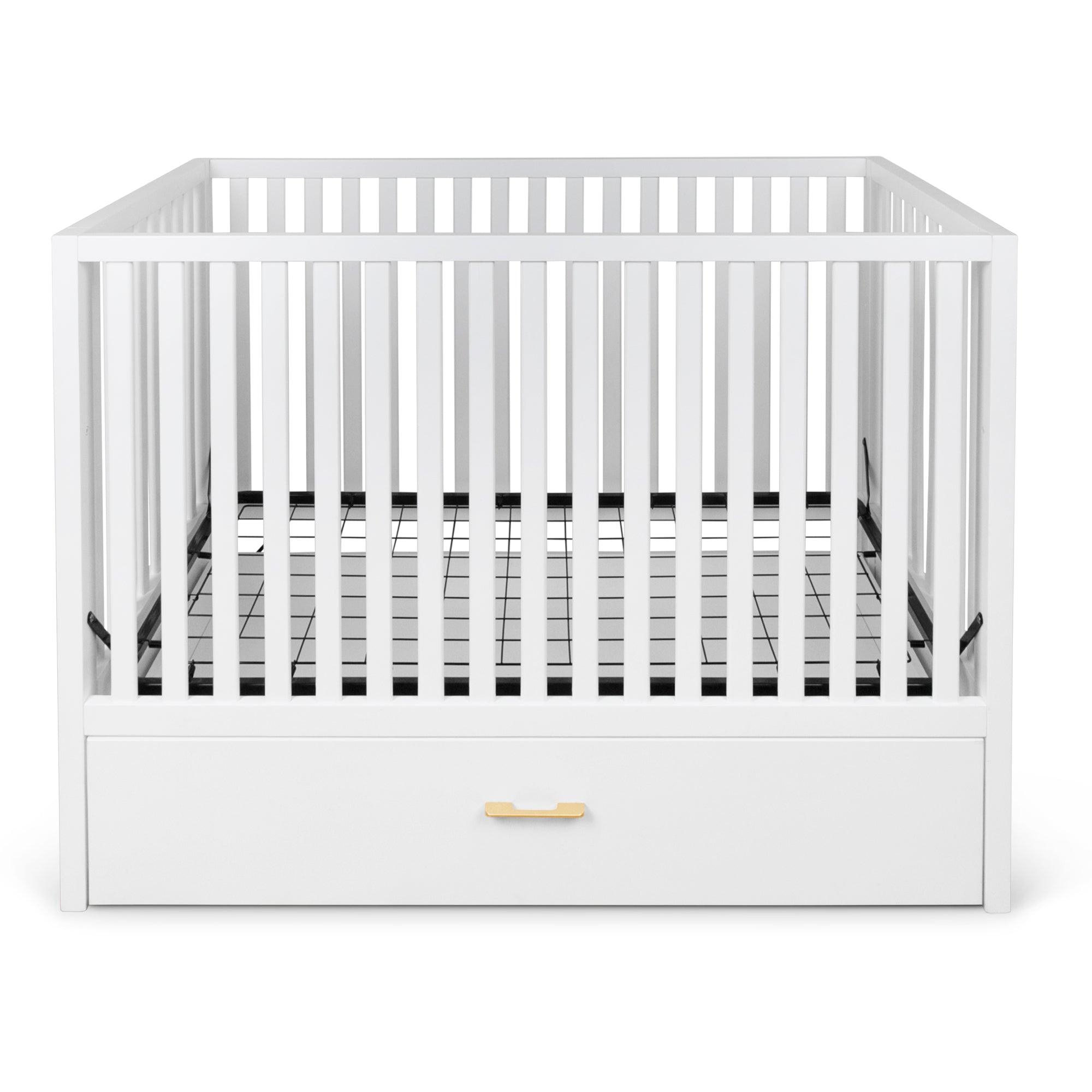 Baby crib with outlet trundle bed