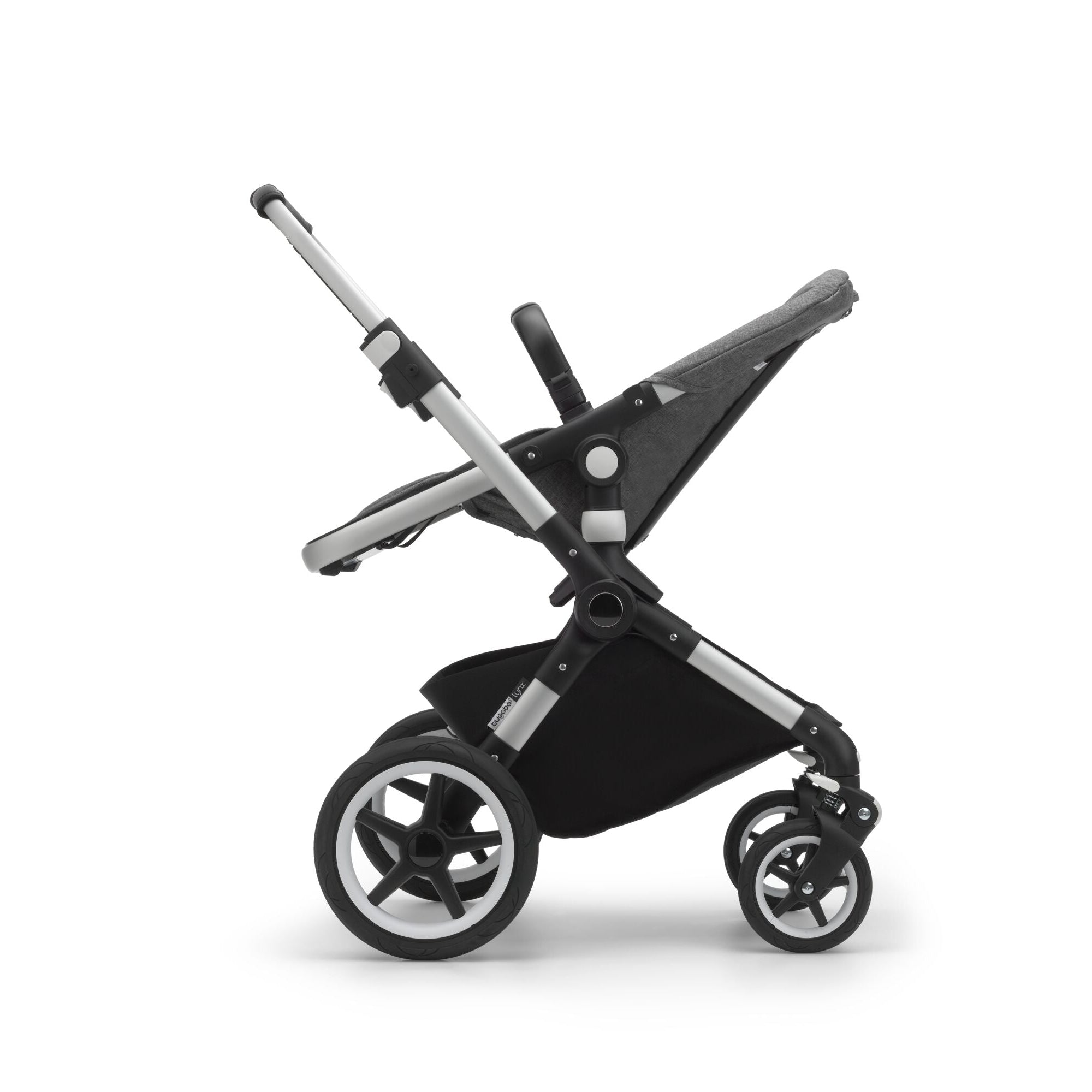 bugaboo lynx vs fox 2 Bugaboo Lynx Complete Stroller Aluminum / Grey Melange