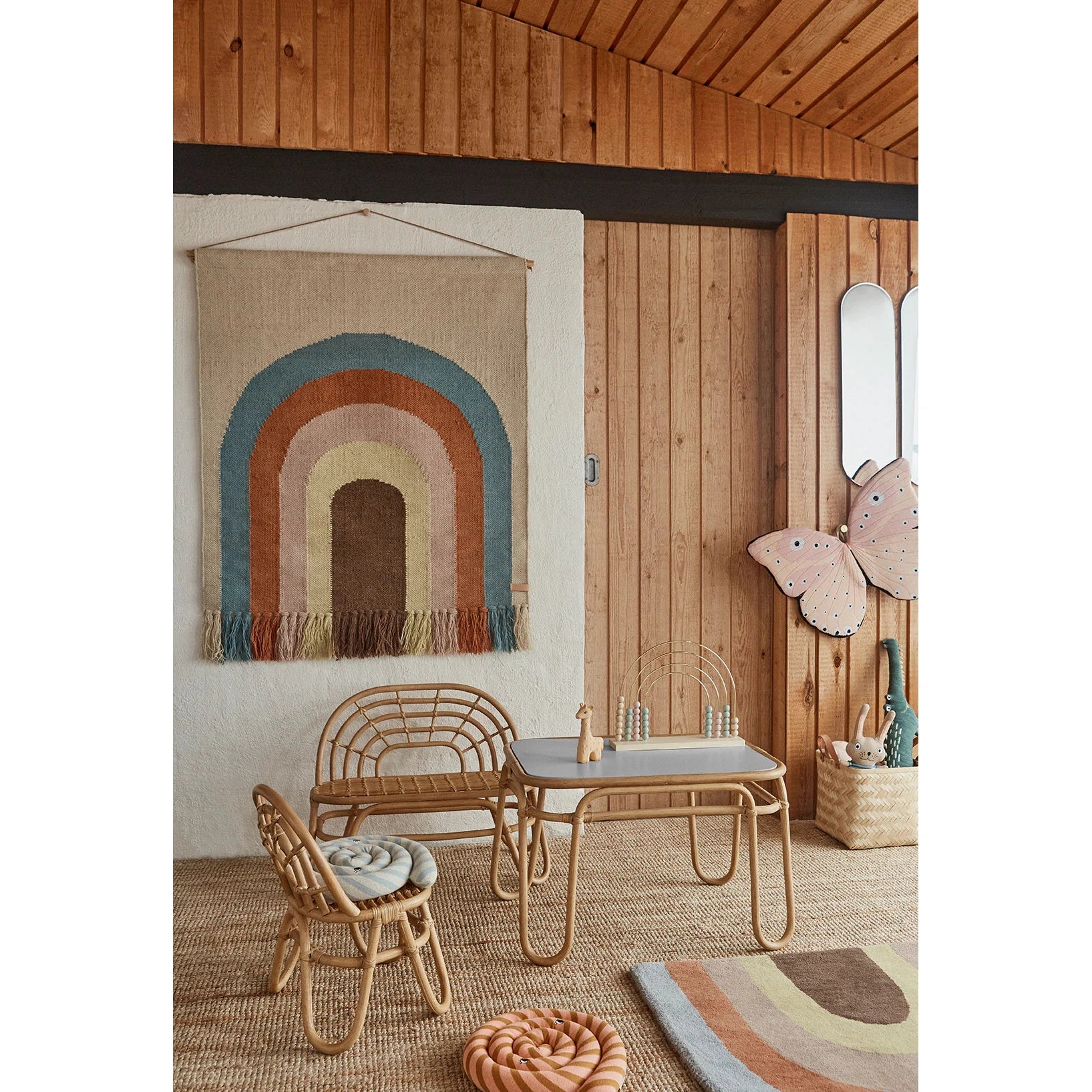 Oyoy Rainbow Mini Bench – Twinkle Baby Boutique