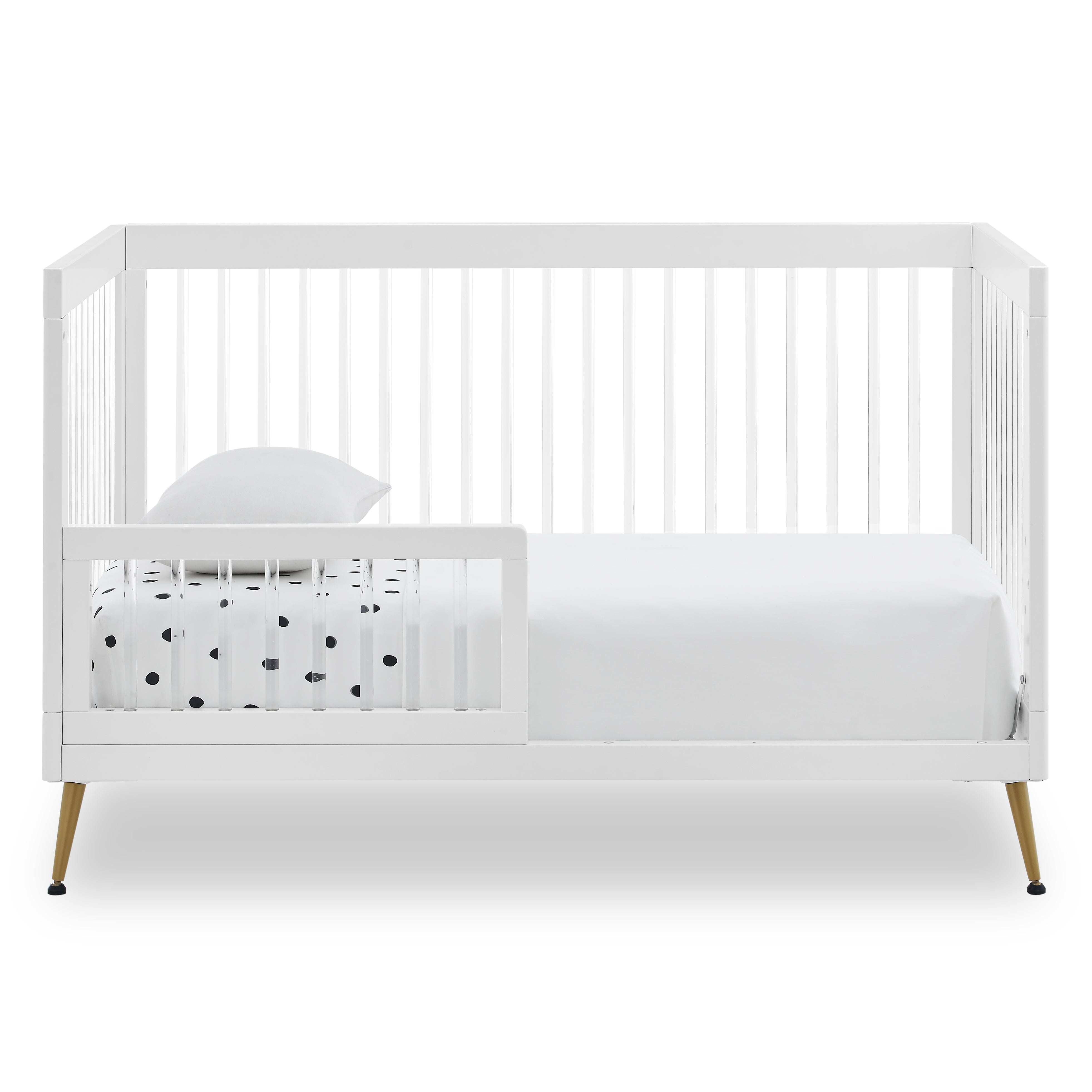 delta children 4 in 1 crib Sloane 4-in-1 Acrylic Convertible Crib